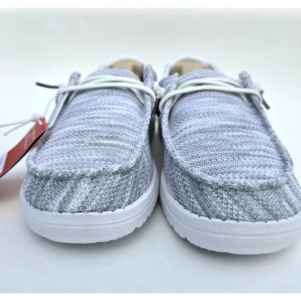 Hey Dude Wendy‎ Sox Glacier Grey Womens 5